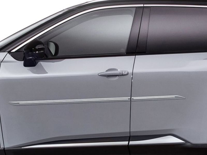NISSAN ROGUE CHROMELINE PAINTED BODY SIDE MOLDING 2021- 2023