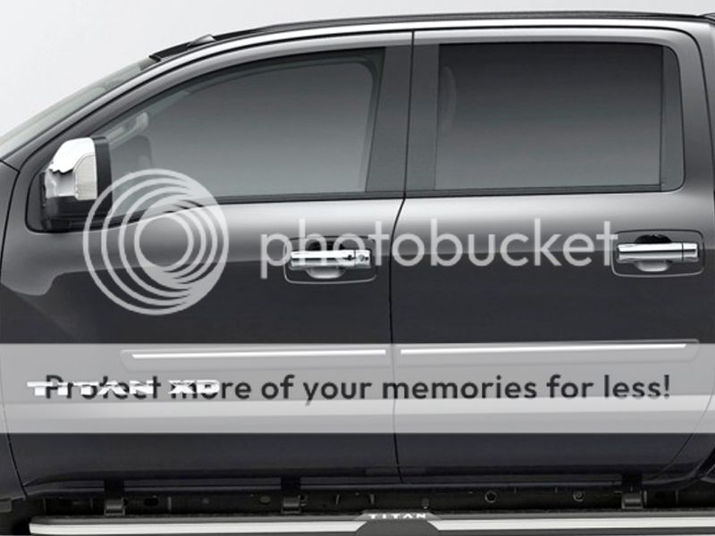 Nissan Titan  SIDE MOLDING 2019- 2023