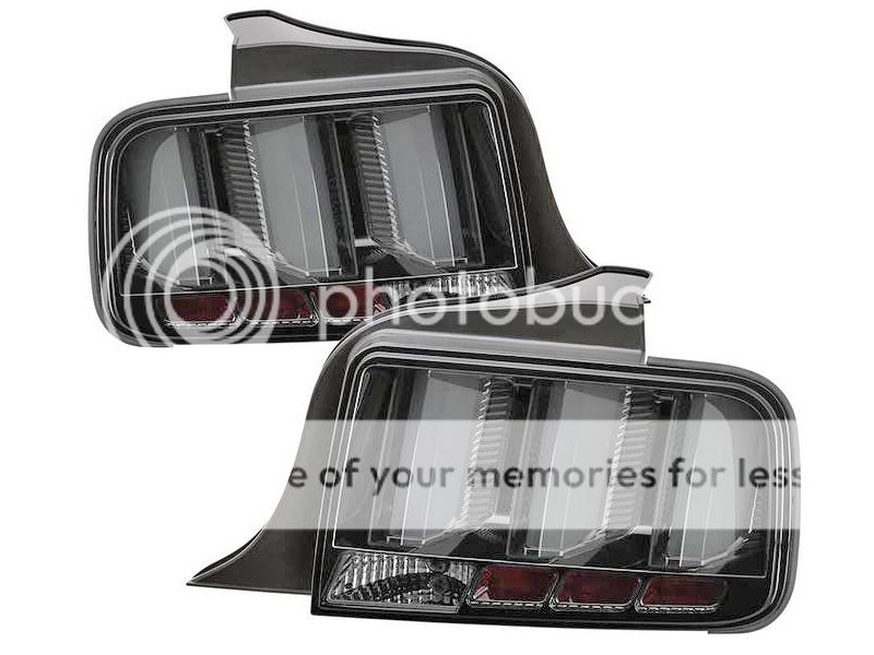 SPYDER_05-09_FORD_MUSTANG_WHITE_LIGHT_BAR_LED_TAIL_LIGHTS_SMOKE5086709