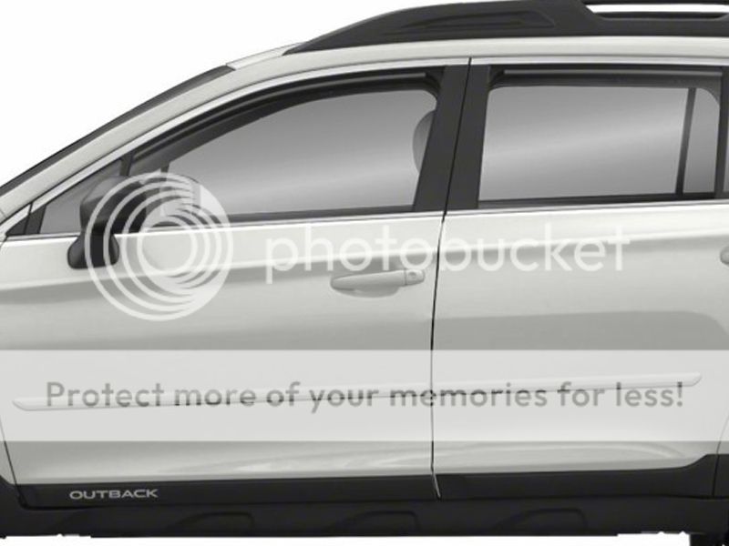 SUBARU OUTBACK PAINTED BODY SIDE MOLDING 2010 - 2019