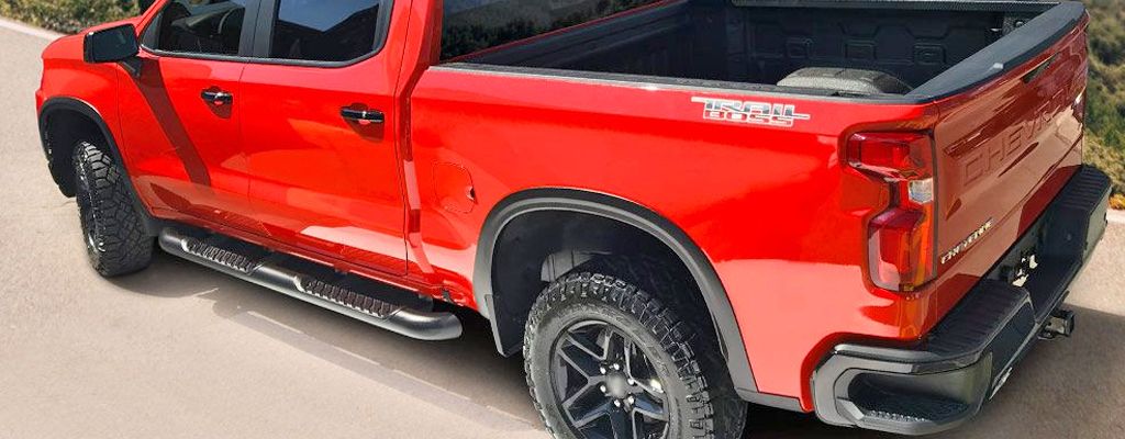 Silverado 1500 Fender Flares 2019-2024  black satin