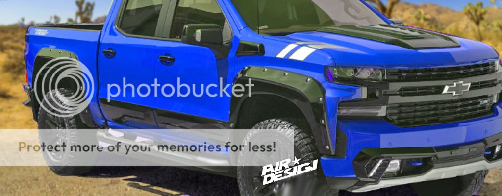 Silverado 1500 Fender Flares 2022-2023 full