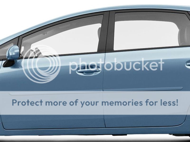 TOYOTA PRIUS V PAINTED BODY SIDE MOLDING 2012- 2018