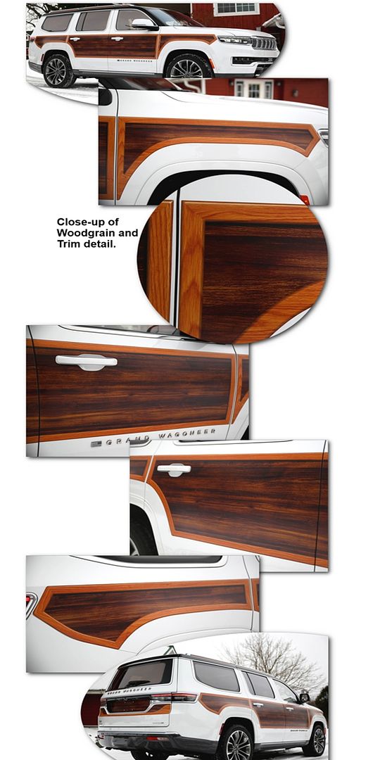 Wood Panel Graphic Kit 2  Wagoneer Estate Edition