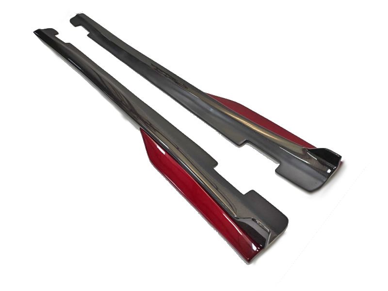 cARBON_&_cHROME_CHARGER_sideskirts_with_winglets