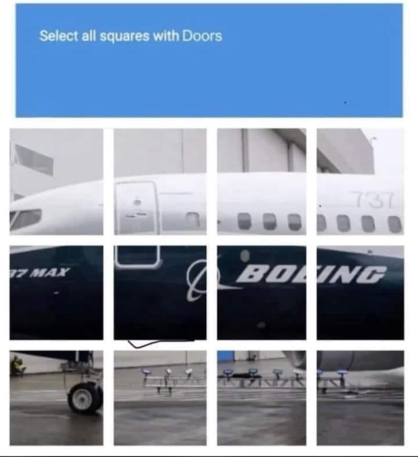 La caída del panel que ciega el agujero de la puerta del fuselaje del 737-9MAX y la falta de calidad en producción de Boeing ha dado para muchos memes. Recogemos todos los que nos han llegado
