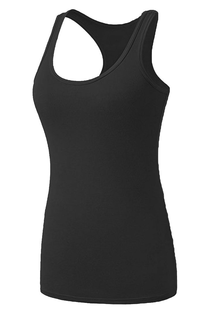 New Ladies Women Racer Back Racerback Vest Top