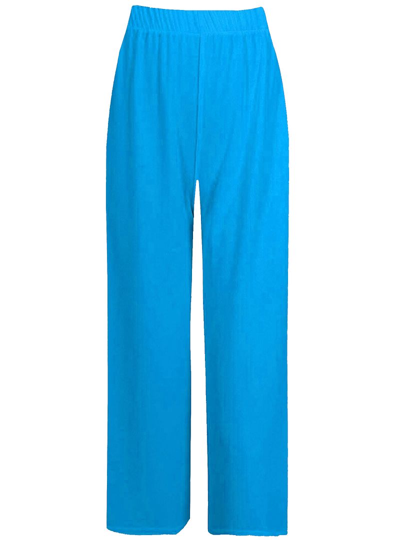 New Ladies Women Casual Loose Fit Palazzo Pyjamas Trousers UK 08-26 | eBay