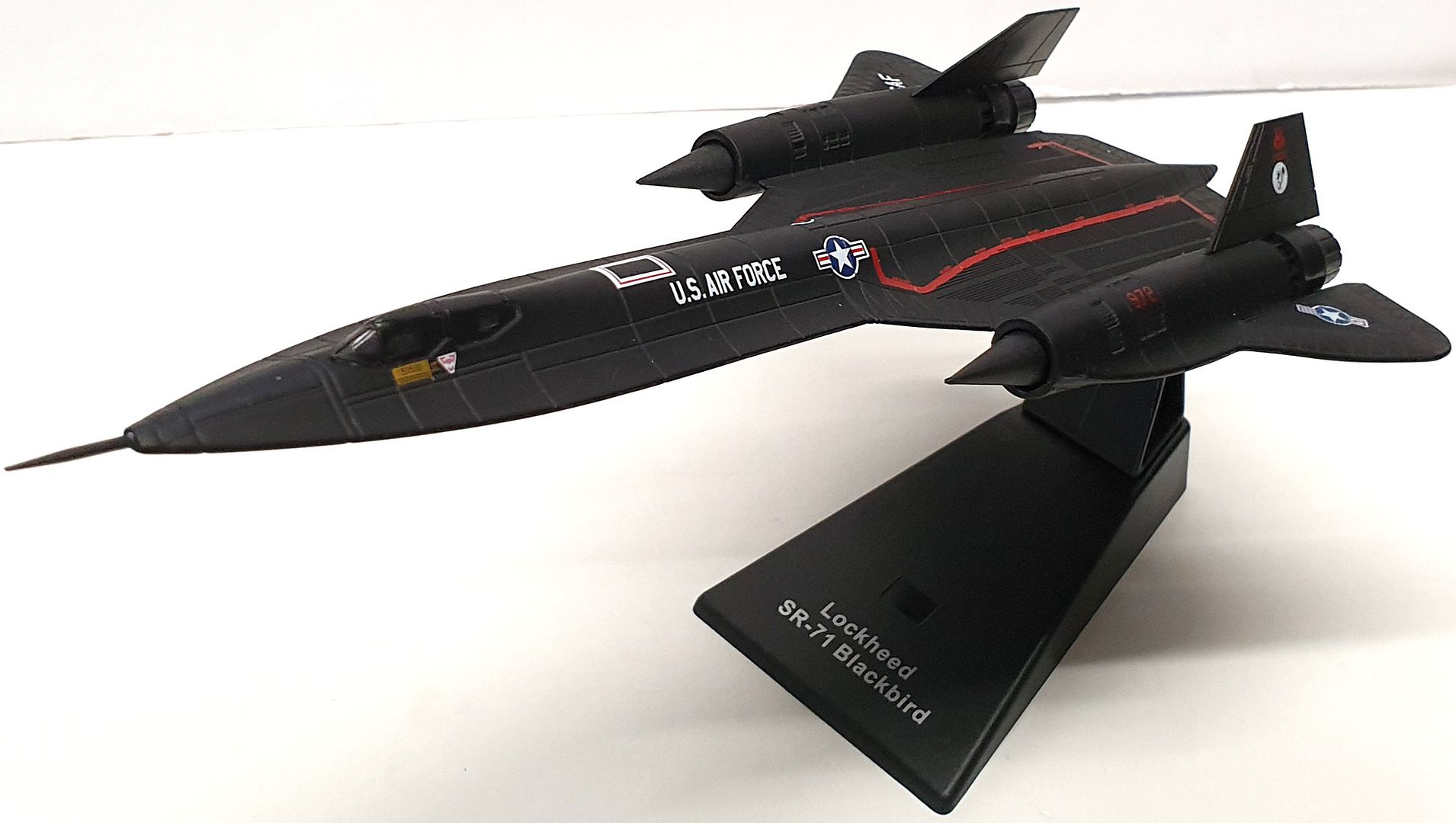 Lockheed Sr 71 Blackbird 1 0 Scale Diecast Model Jk03 Ebay
