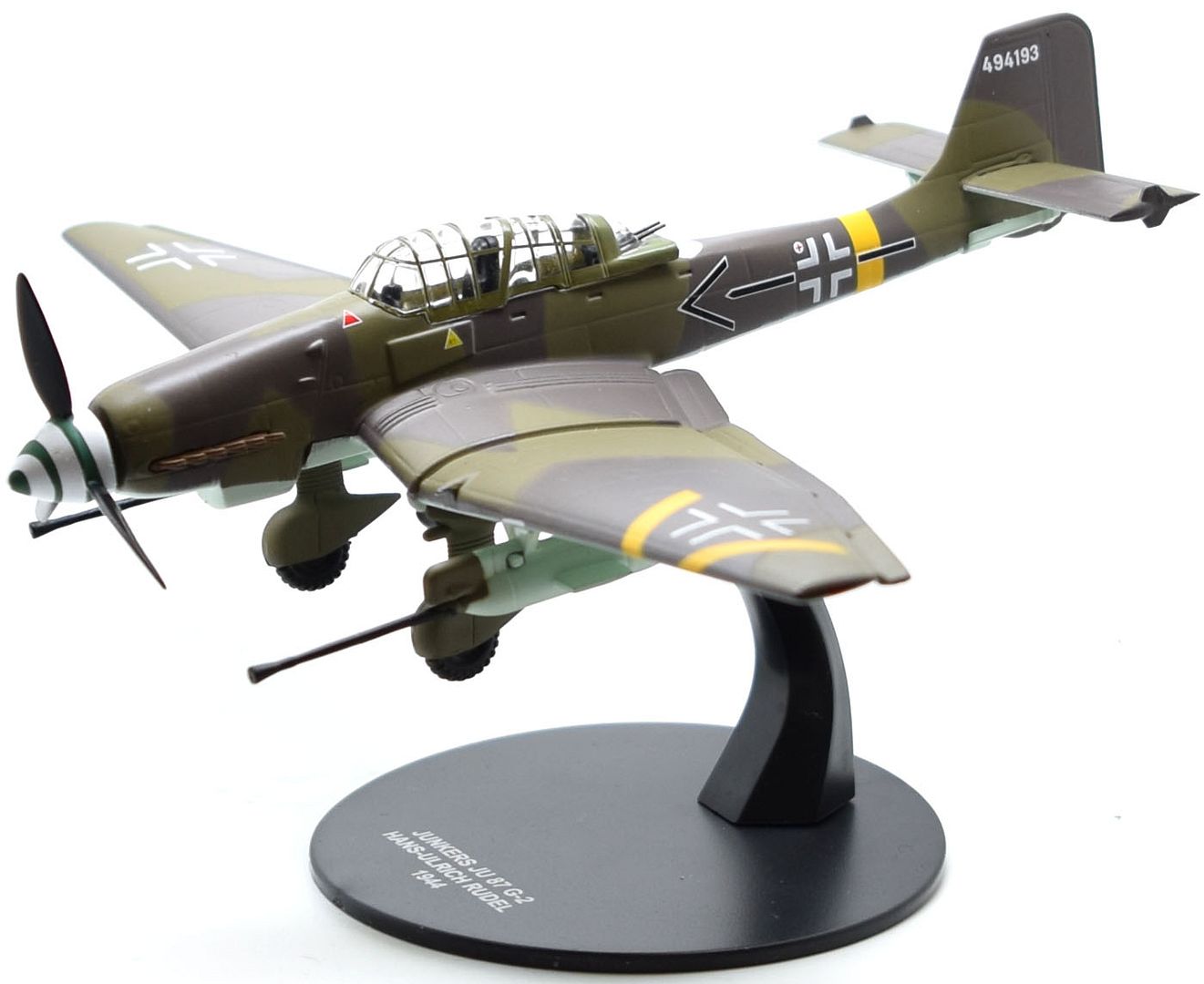 Junkers Ju 87 G-2 'Stuka' Hans-Ulrich Rudel 1944 1:72 Scale Diecast ...