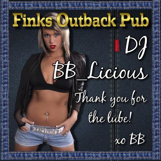 BBLicious_DJ_ThankYouForTheLube_FinksOutbackPUb