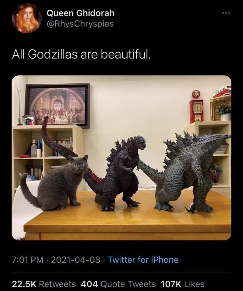 all Godzillas are ...