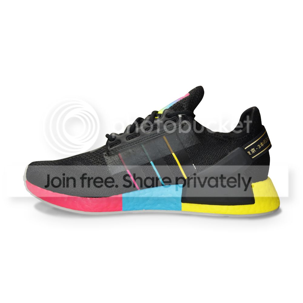Mens Adidas NMD_R1 V2 Tokyo - FY1251 - Black Bold Pink bold Aqua | eBay