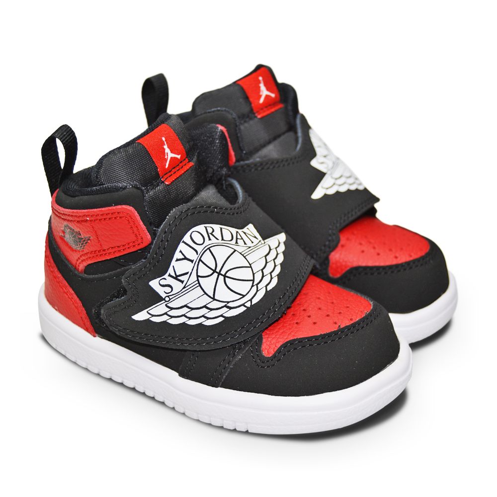 Infants Nike Sky Jordan 1 (TD) - BQ7196 001 - Black White