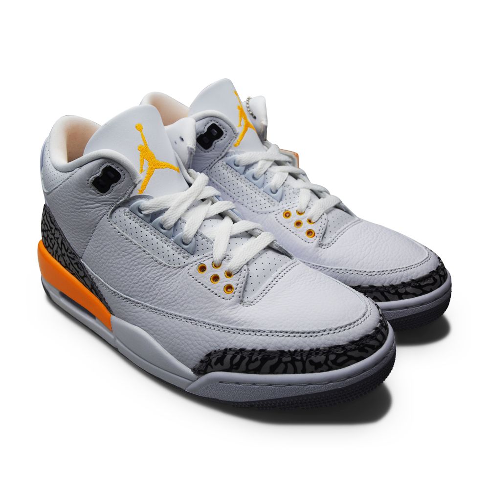 Womens Nike Air Jordan 3 Retro Ck9246 108 White Black Laser Orange Ebay