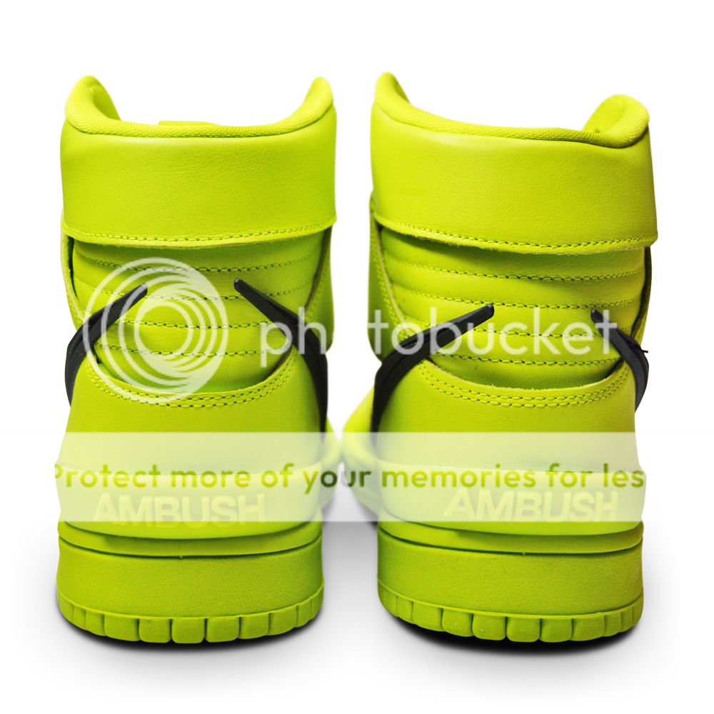 Mens Nike Dunk High x Ambush - CU7544 300- Flash Lime | eBay