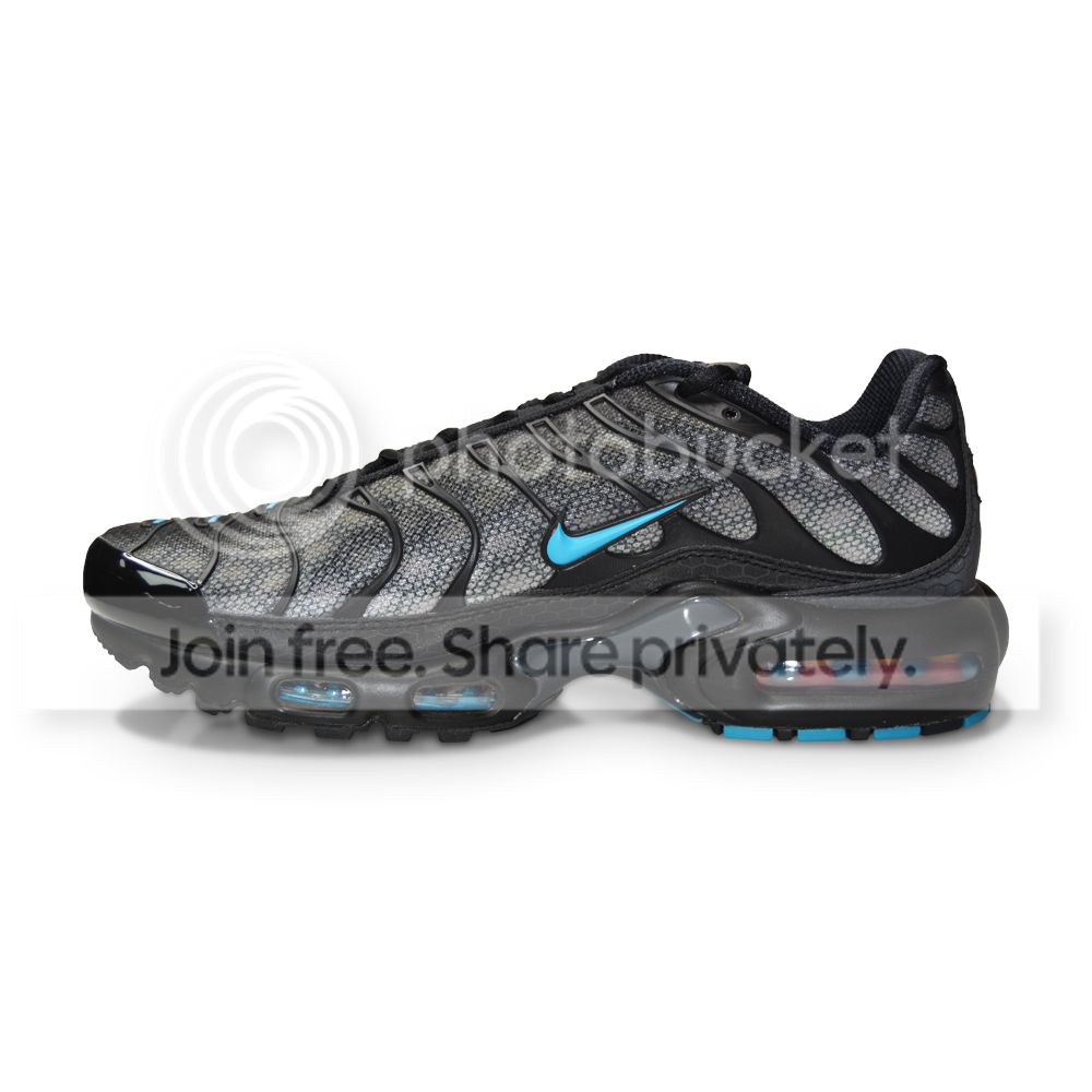 nike tuned 1 black blue