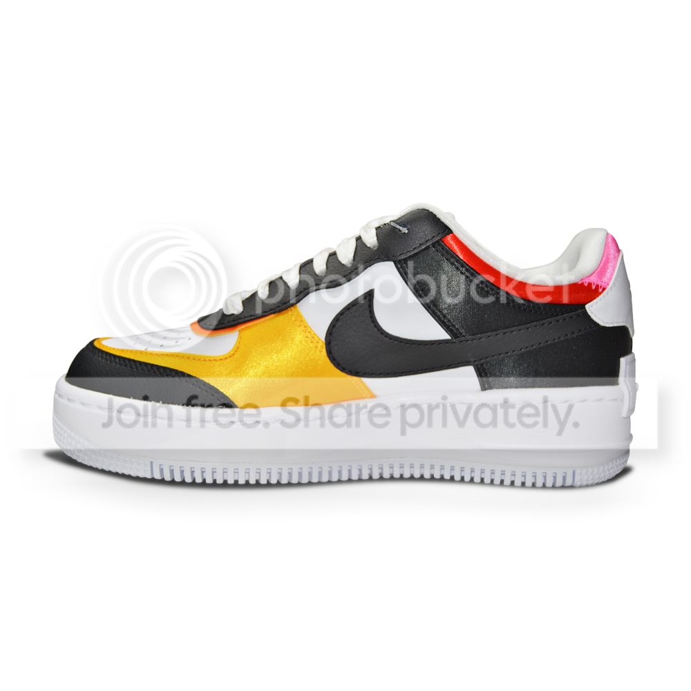 air force 1 shadow yellow and pink