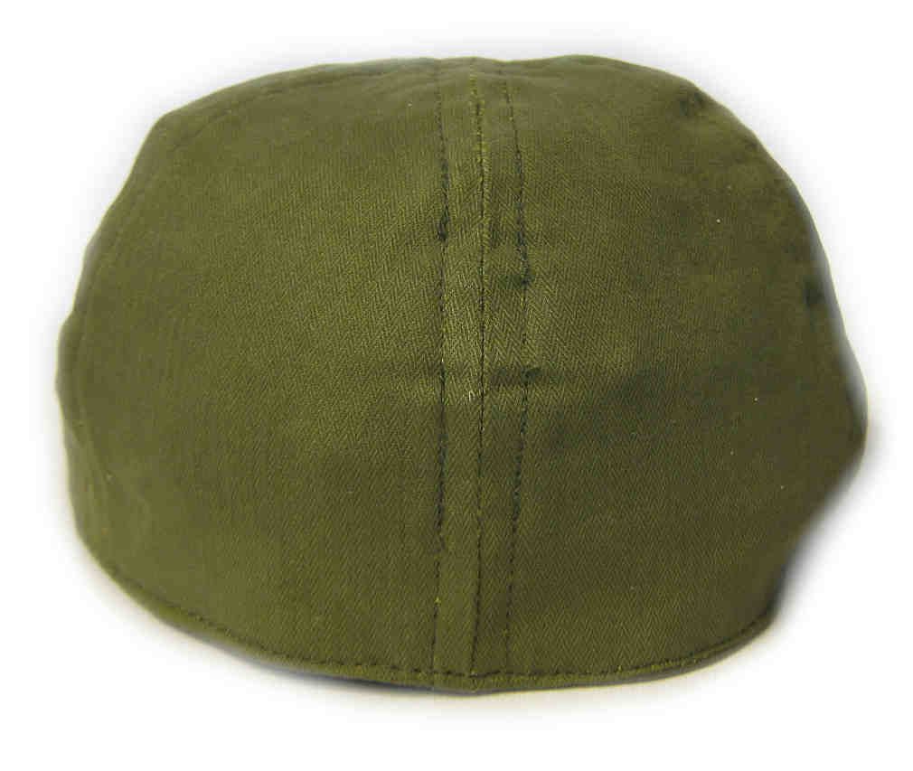 WW2 USN N-3 Cap US Navy Herring Bone Twill N3 Hat Olive Drab