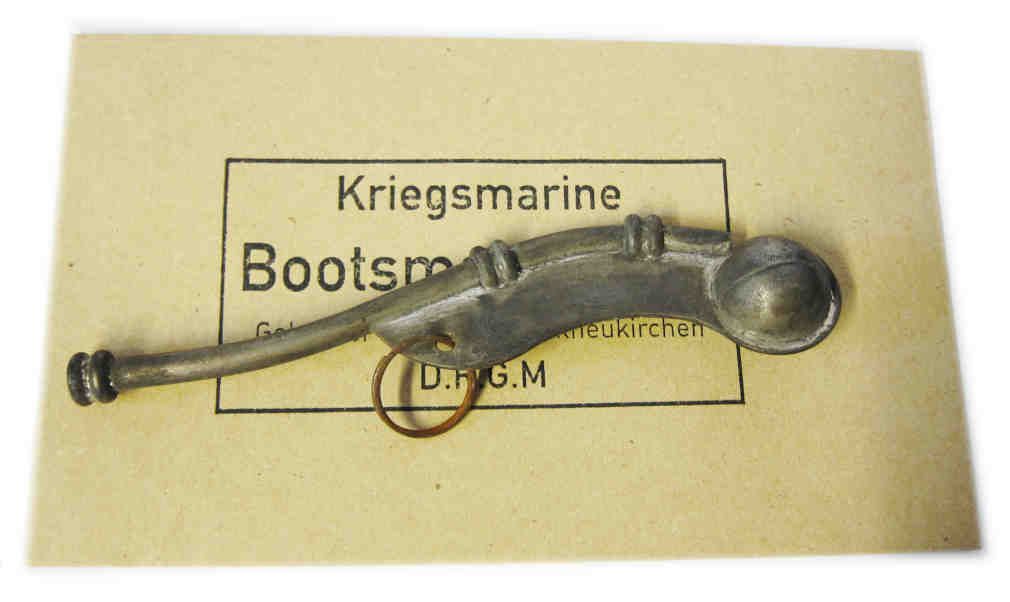 Reproduction WW2 German Kriegsmarine Whistle - Aged