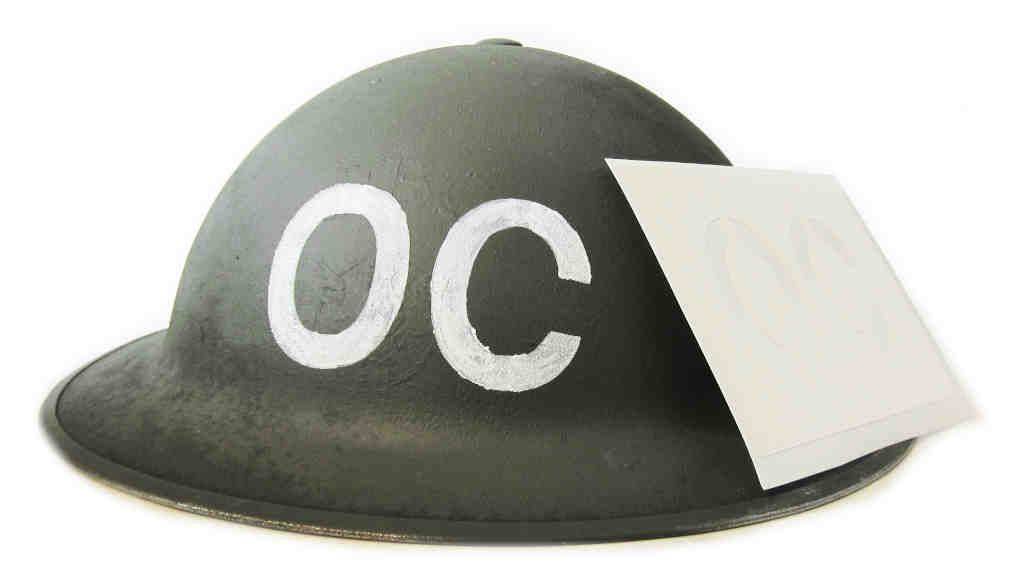 Observer Corps Helmet Stencil WWII