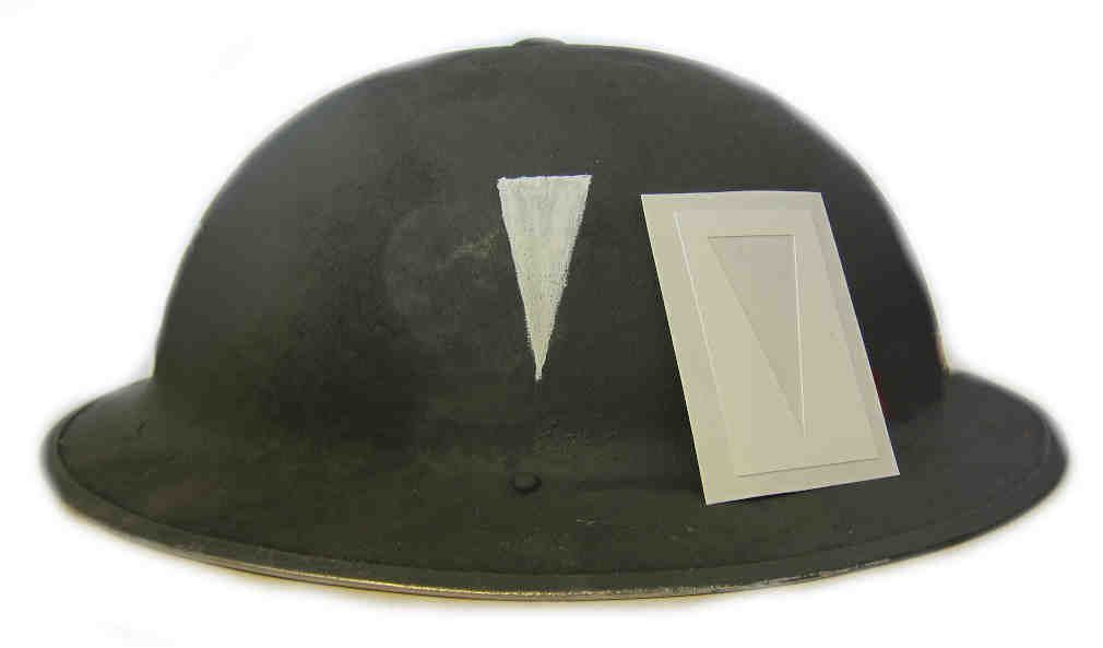 GPO Rescue Helmet Stencil WW2