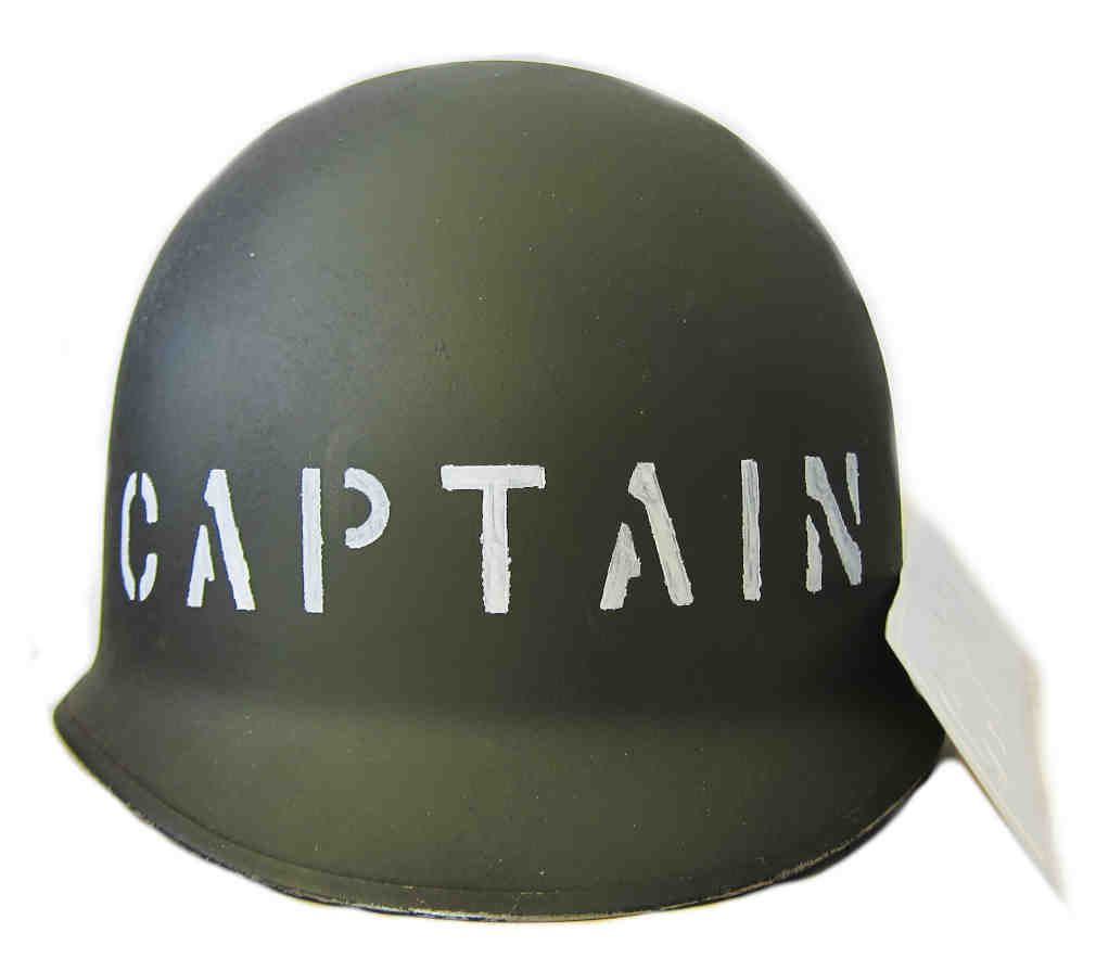 US CAPTAIN' USN Helmet Stencil