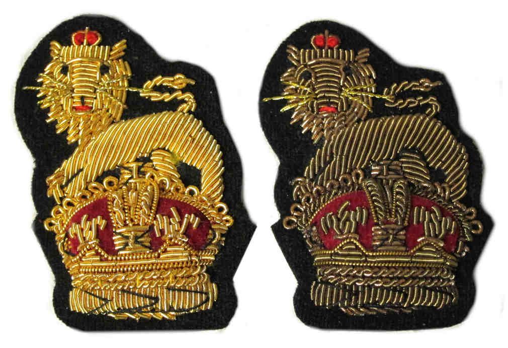British Staff Officer Cap Badge WW2