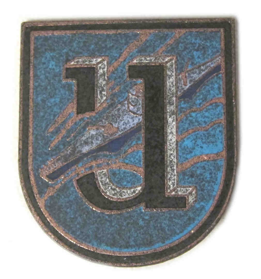 1st Flotilla U-Boat cap Badge