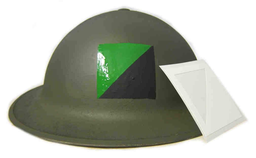 WW2 Royal Ulster Rifles Helmet Stencil WW2
