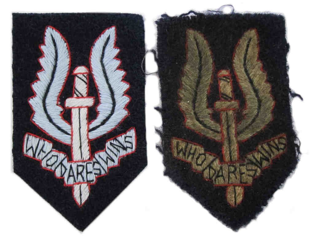 WW2 SAS Cap Badge - WWII Special Air Service Cap Badge