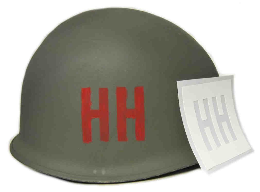 US CAPTAIN' USN Helmet Stencil