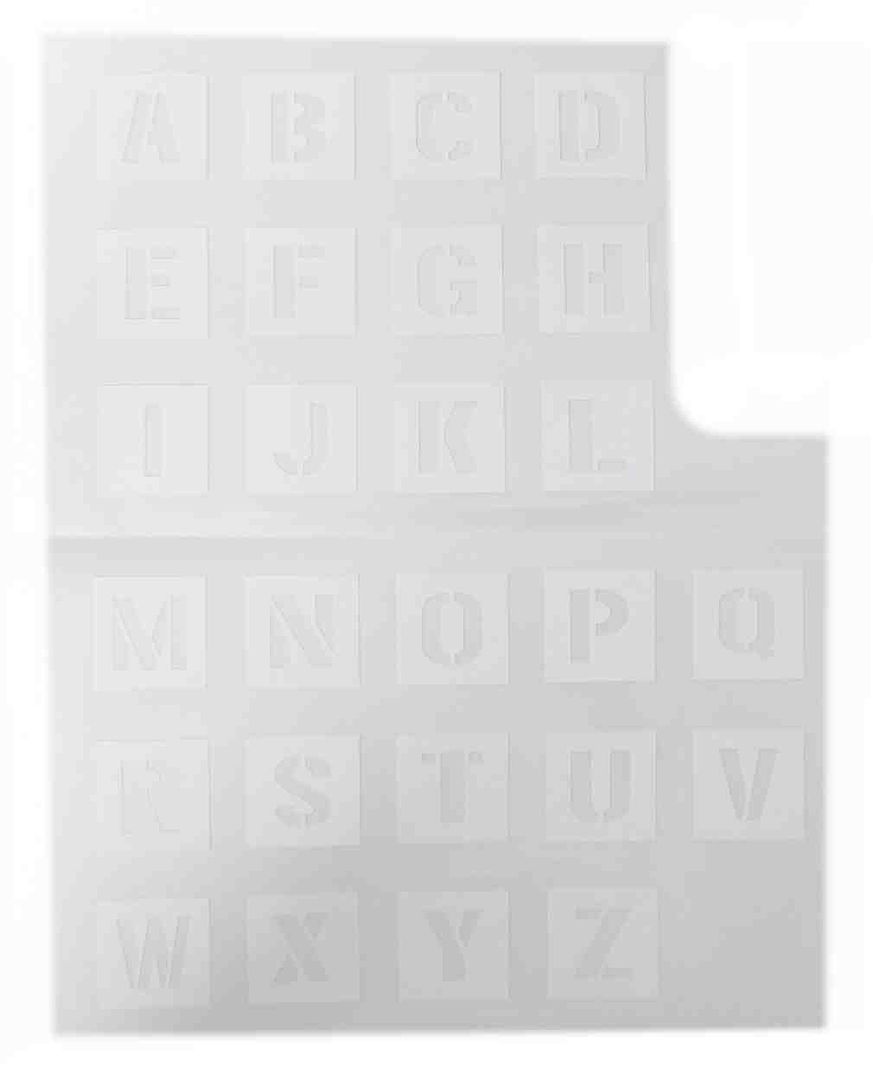 US Helmet Stencil Armoured Divisions US WWII Stencil Full Stencil Template M1