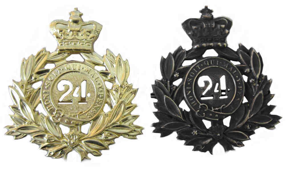 24th Regiment of Foot Badge 2d Warwickshire 1879 ZULU WARS Pith