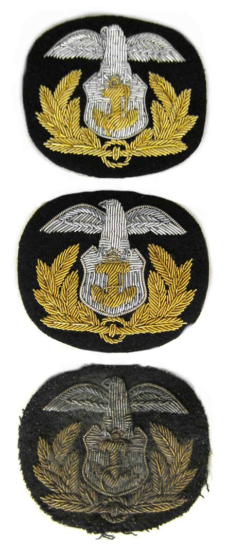 WW2 Merchant Marine Officers Cap Badge