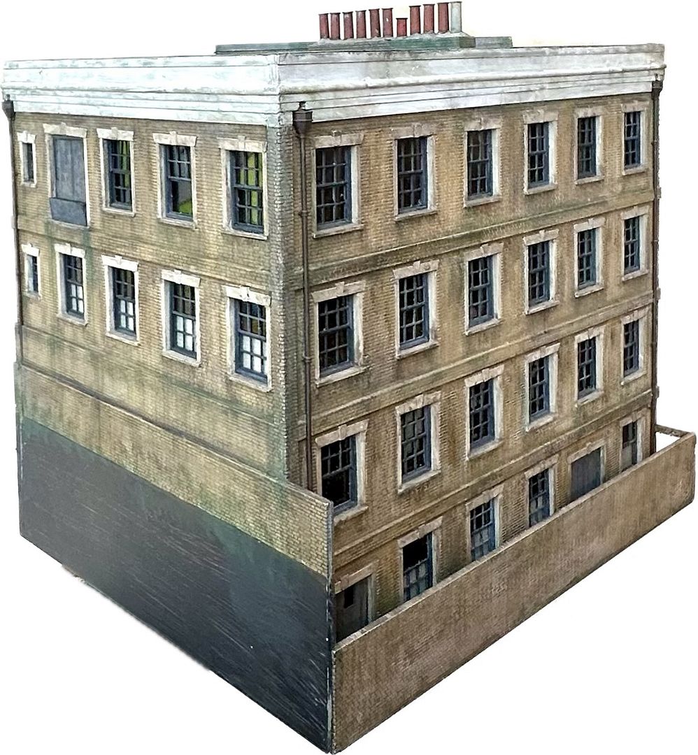 Brewery offices model by John Jesson, detailed and weathered by Tim Watson