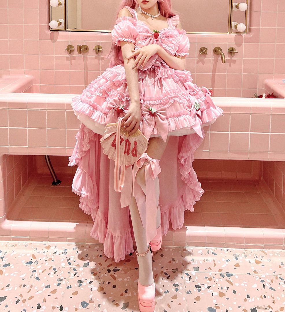 Strawberry Magic Girl Lolita Dress JSK by Diamond Honey (DH347)