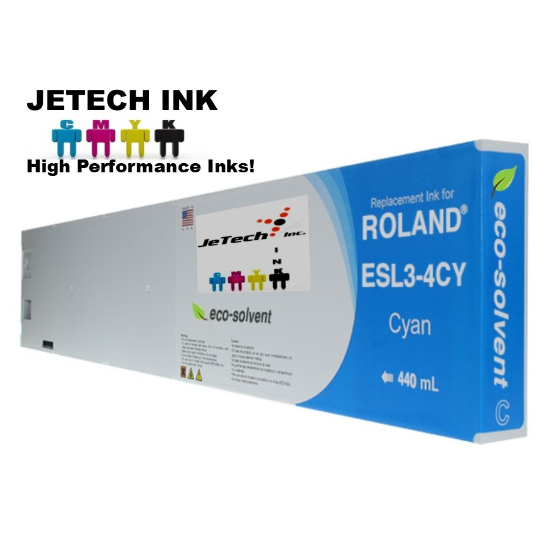 JeTechInk Roland Max ESL3-4 Cyan