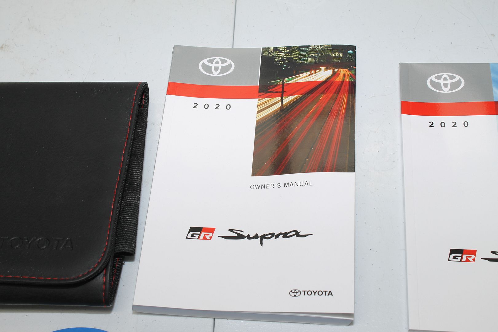 20-21 TOYOTA SUPRA GR A90 B58 3.0L OEM OWNERS MANUAL W/ LEATHER CARRY