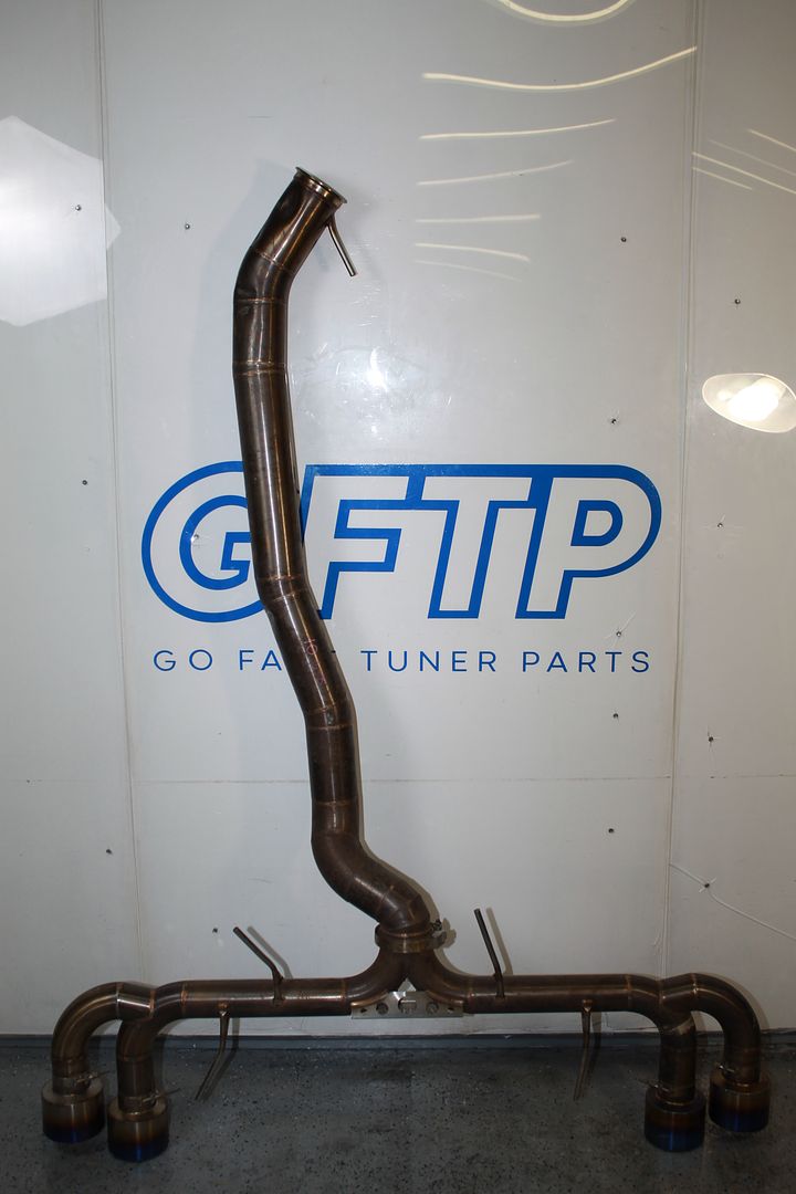 09-19 NISSAN GTR R35 4" FABWORX STRAIGHT PIPE RACE EXHAUST SYSTEM