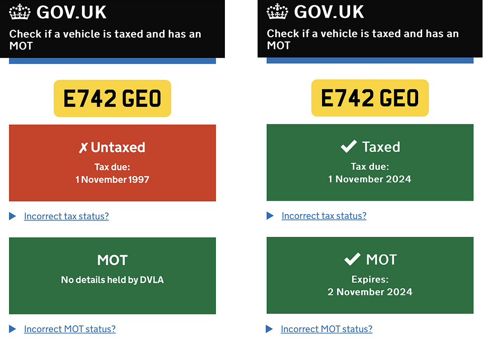 mot and tax