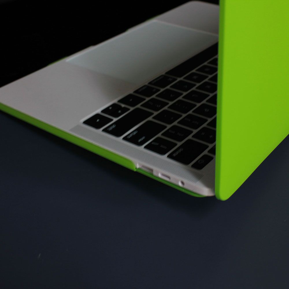 Neon Green Case PU Shell Cover For MacBook Air 13 MacBook Pro 13