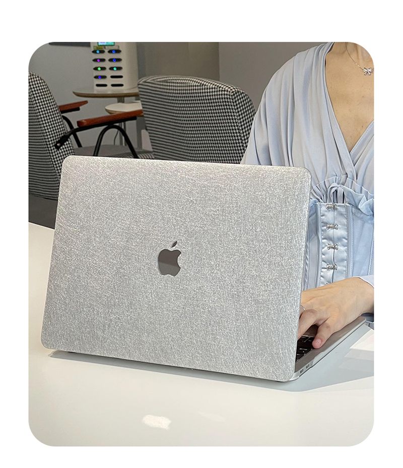 Silver MacBook Case Shell Cover For MacBook Air 13 15 MacBook Pro