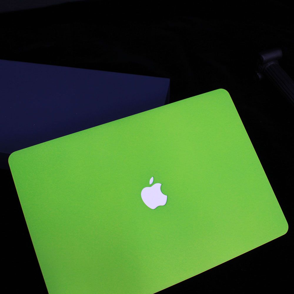 Neon Green Case PU Shell Cover For MacBook Air 13 MacBook Pro 13