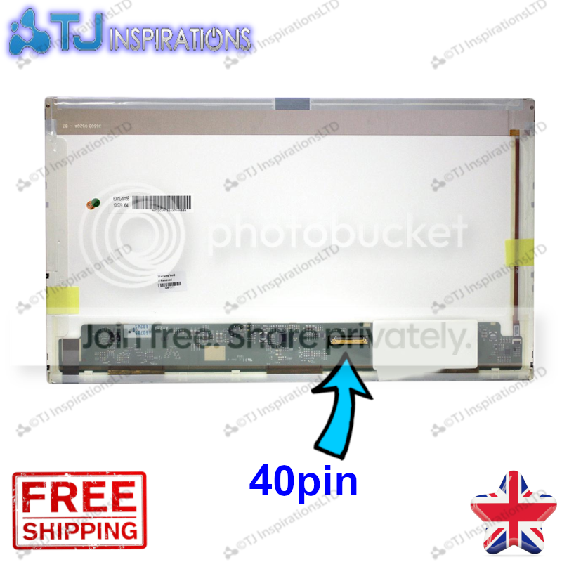Visiodirect Dalle Ecran HD 15.6 WXGA HD 1366X768 pour