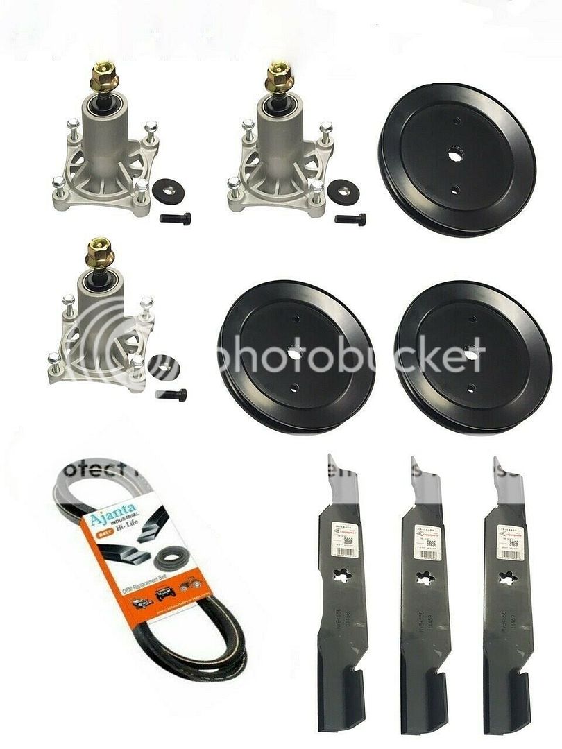 All world Bearings DK00009 54" Lawn Mower Deck Rebuild Replacement Kit Sears, Craftsman, Husqvarna