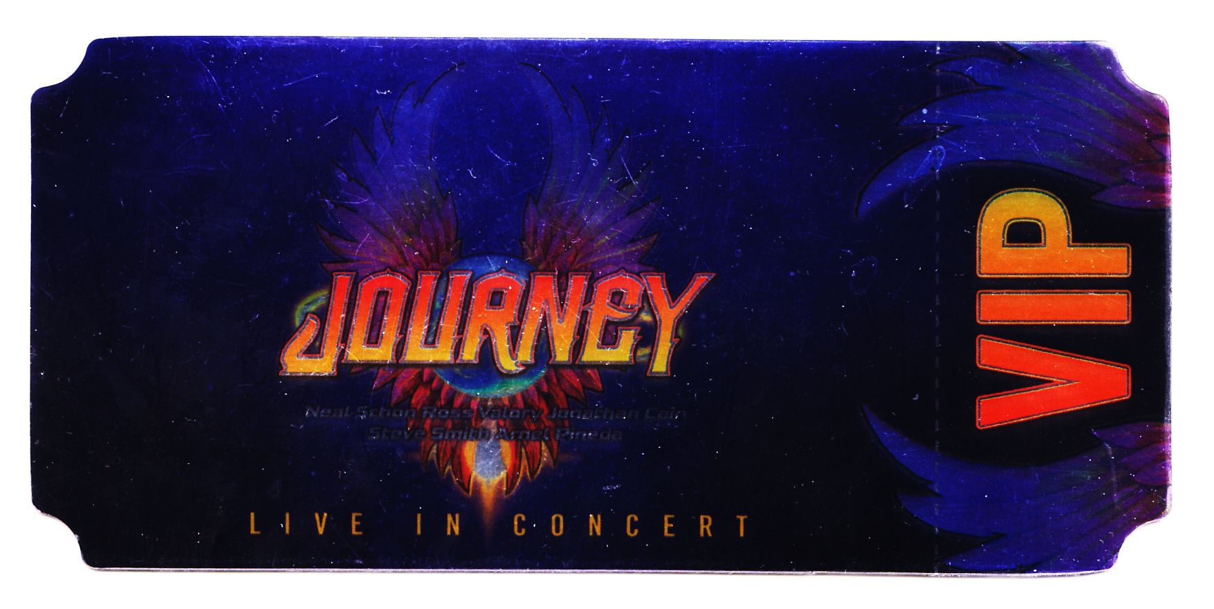 Journey VIP Ticket - Back