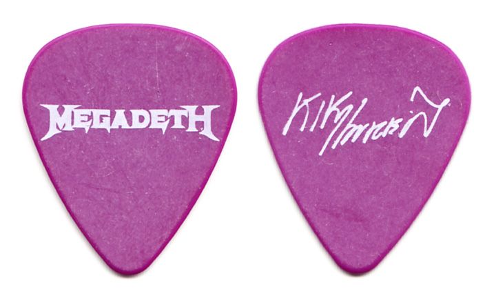 Megadeth 2016 Kiko Purple White Pick