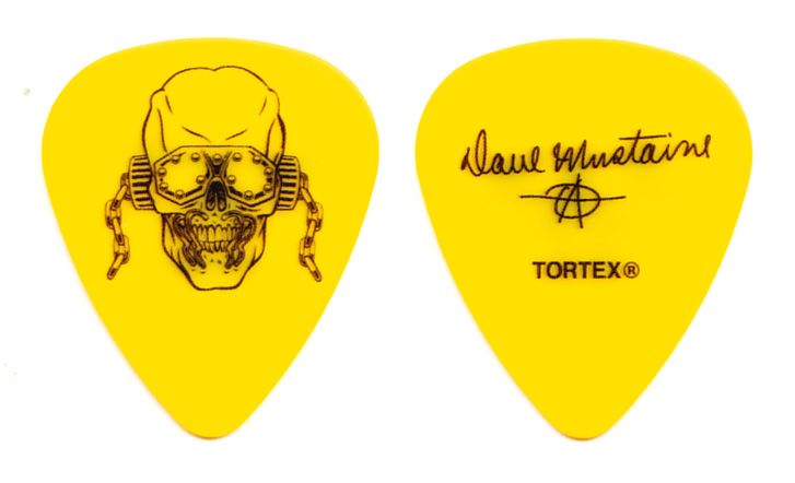 Megadeth 2023 DM piccone giallo