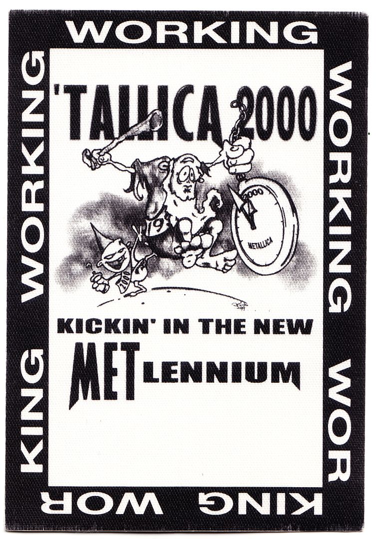 Metallica 2000 Black Pass
